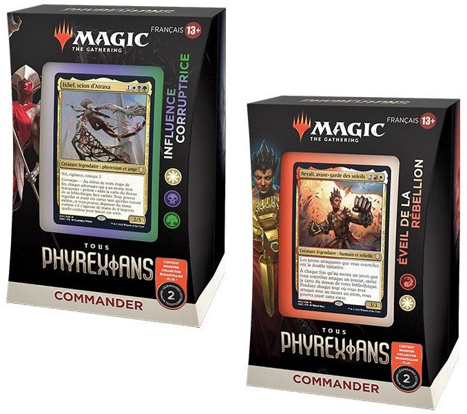 MTG FRENCH PHYREXIA ALL WILL BE ONE COMMANDER (4/1