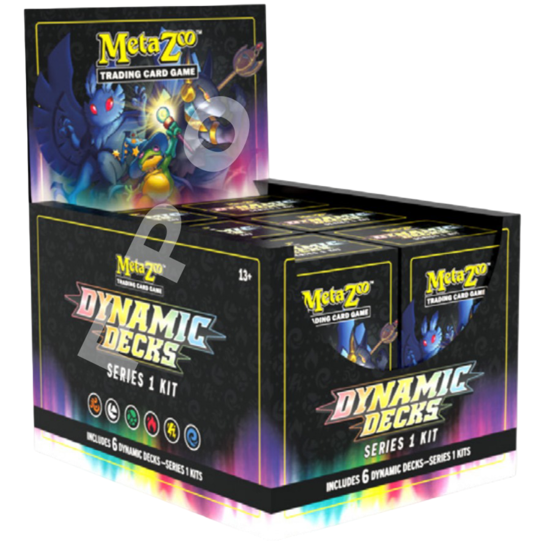 METAZOO TCG DYNAMIC DECKS SERIES 1 KIT DISPLAY 6CT