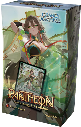 GRAND ARCHIVE TCG RADIANT ORIGINS PANTHEON DECK SET 4CT DISPLAY