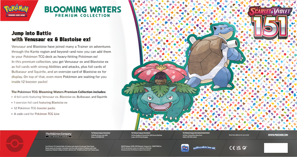 Pokémon 151 Blooming Waters Premium Collection Box (PICK-UP in STORE ONLY)