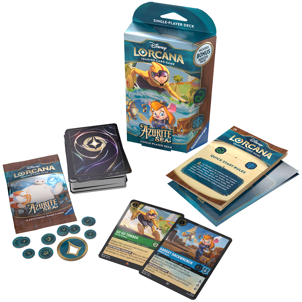 DISNEY LORCANA SET 6 AZURITE SEA STARTER ASSORTMENT
