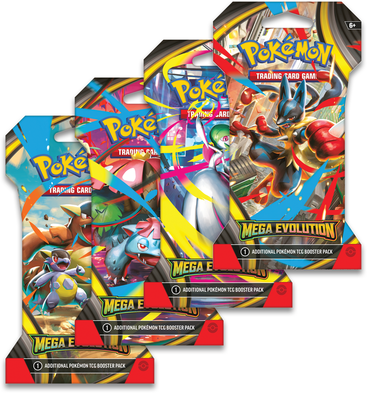 Pokemon Mega Evolution Sleeved Booster Pack (Lot Of 12 Sleeves)