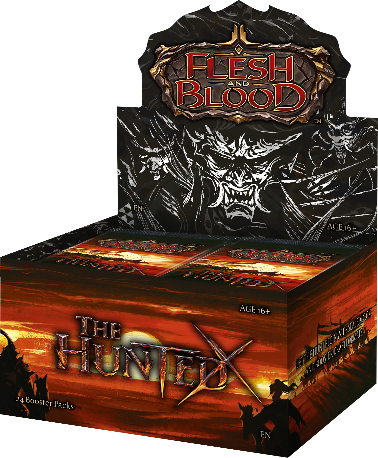 Flesh and Blood TCG: The Hunted Booster Display