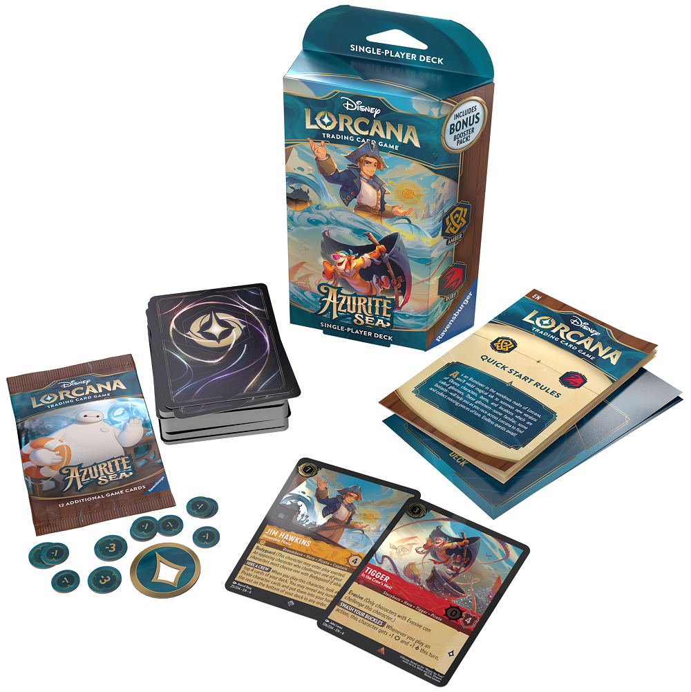 DISNEY LORCANA SET 6 AZURITE SEA STARTER ASSORTMENT