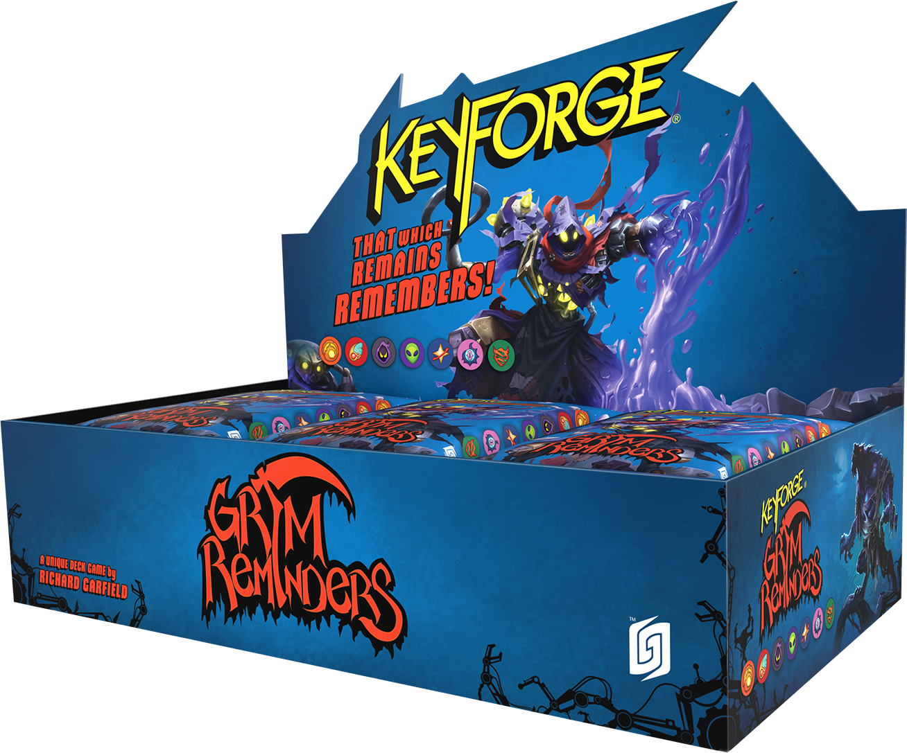 KEYFORGE GRIM REMINDERS DECK 12CT DISPLAY