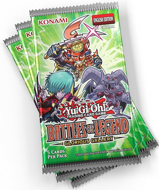 YGO BATTLES OF LEGEND GLORIOUS GALLERY BOOSTER