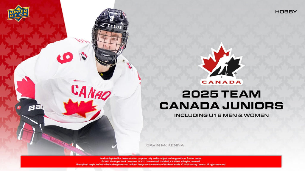 2025 Upper Deck Team Canada Juniors Hockey Hobby Case
