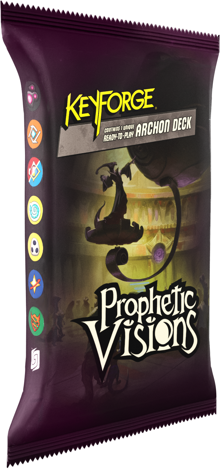 KEYFORGE PROPHETIC VISIONS ARCHON DECK 12CT DISPLAY