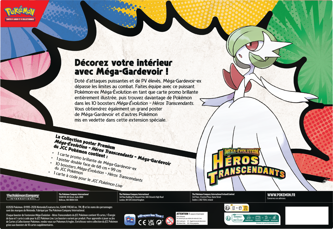 Pokemon Ascended Heroes Premium Poster Collection Box (French)
