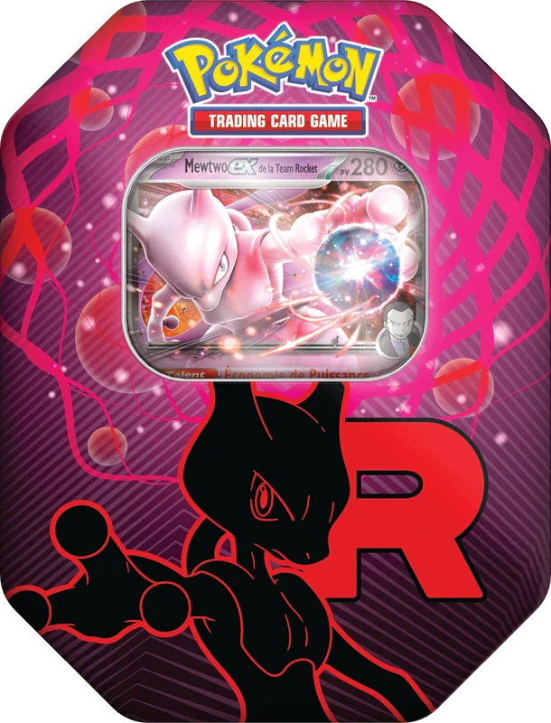 Pokemon Team Rocket Tin (Set of 3) (French)