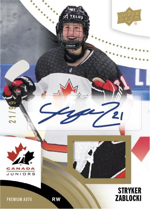 2025 Upper Deck Team Canada Juniors Hockey Hobby Box