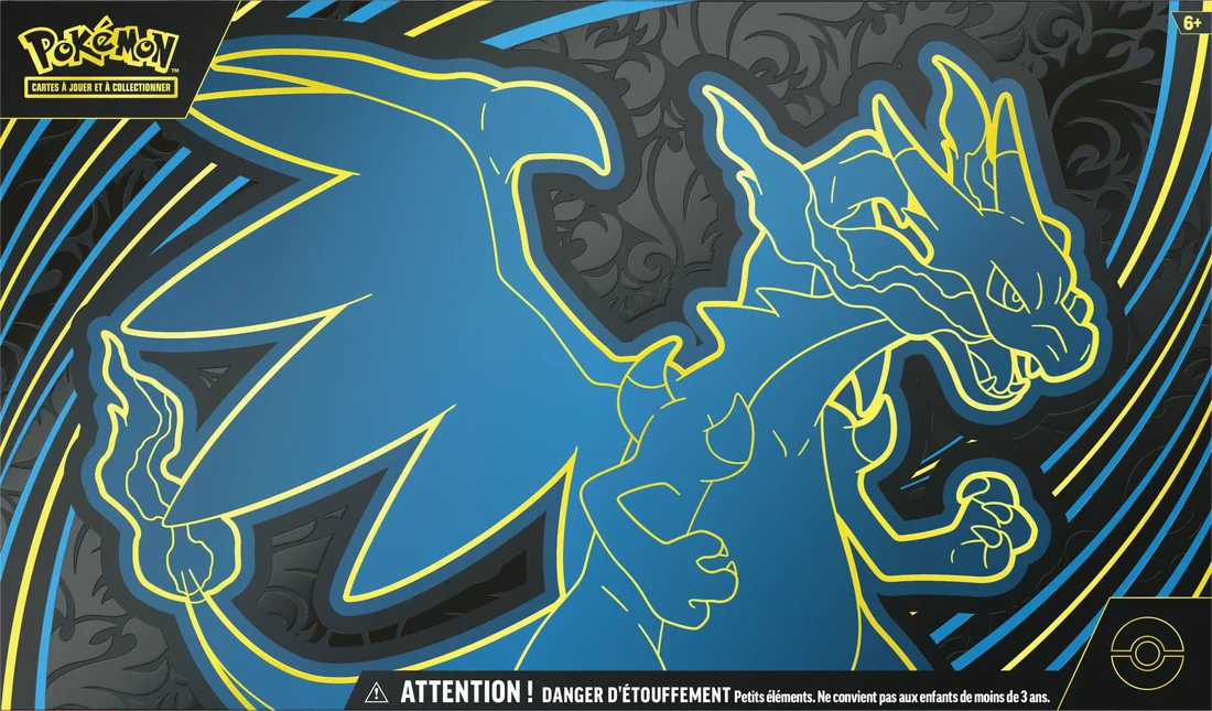 Pokemon Mega Charizard X EX Ultra Premium Collection Box (French)