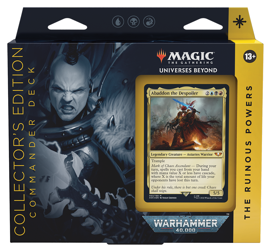 MTG WARHAMMER 40000 COMMANDER COLLECTOR ED DECK