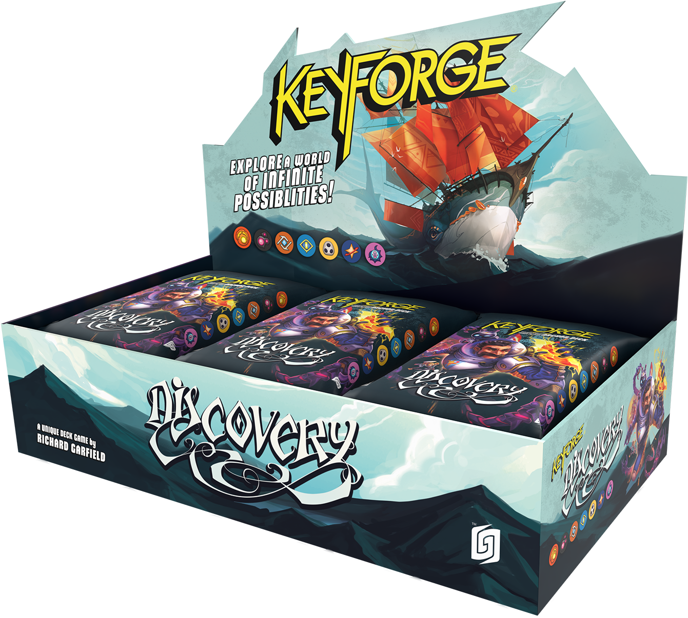 KEYFORGE DISCOVERY DECK 12CT DISPLAY