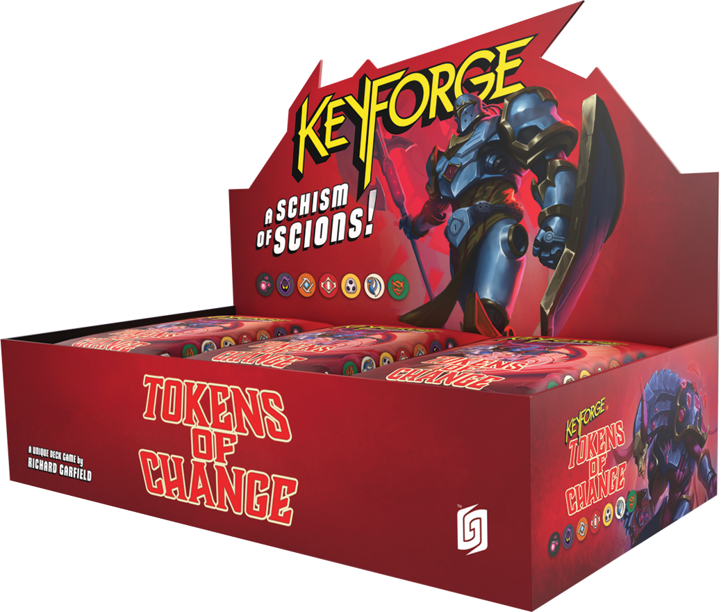 KEYFORGE TOKENS OF CHANGE DECK 12CT DISPLAY