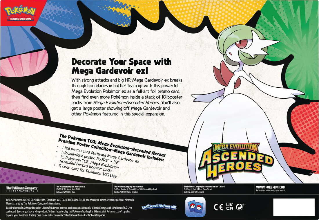 Pokemon Ascended Heroes Premium Poster Collection Box
