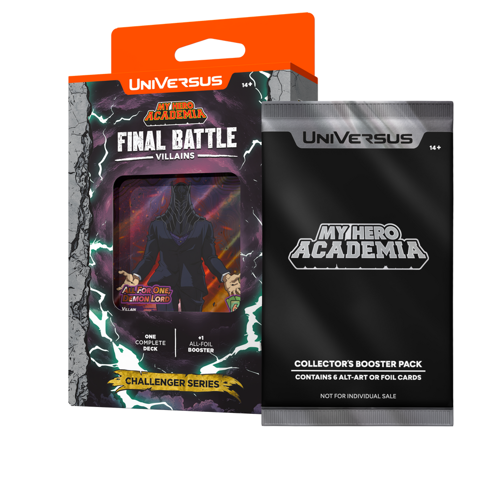 MY HERO ACADEMIA CCG FINAL BATTLE CHALLENGER SERIES 4CT DISPLAY