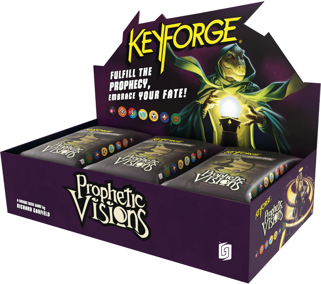 KEYFORGE PROPHETIC VISIONS ARCHON DECK 12CT DISPLAY