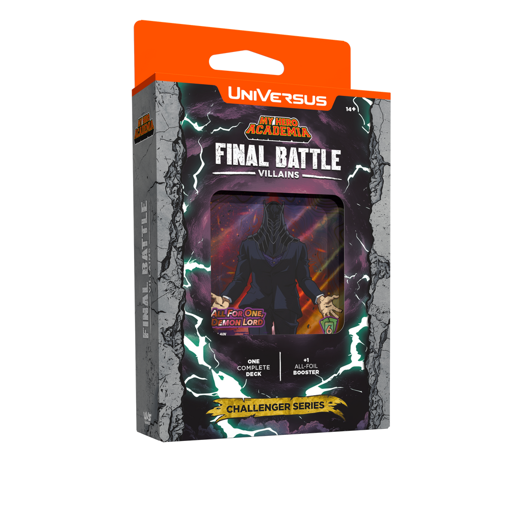 MY HERO ACADEMIA CCG FINAL BATTLE CHALLENGER SERIES 4CT DISPLAY