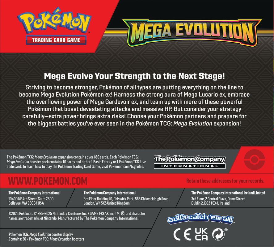 POKEMON ME01 MEGA EVOLUTION BOOSTER(196214136144)