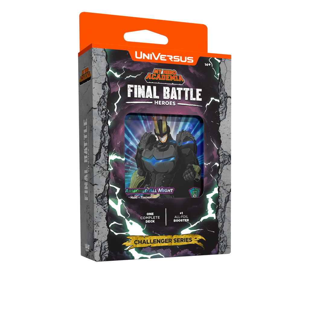 MY HERO ACADEMIA CCG FINAL BATTLE CHALLENGER SERIES 4CT DISPLAY
