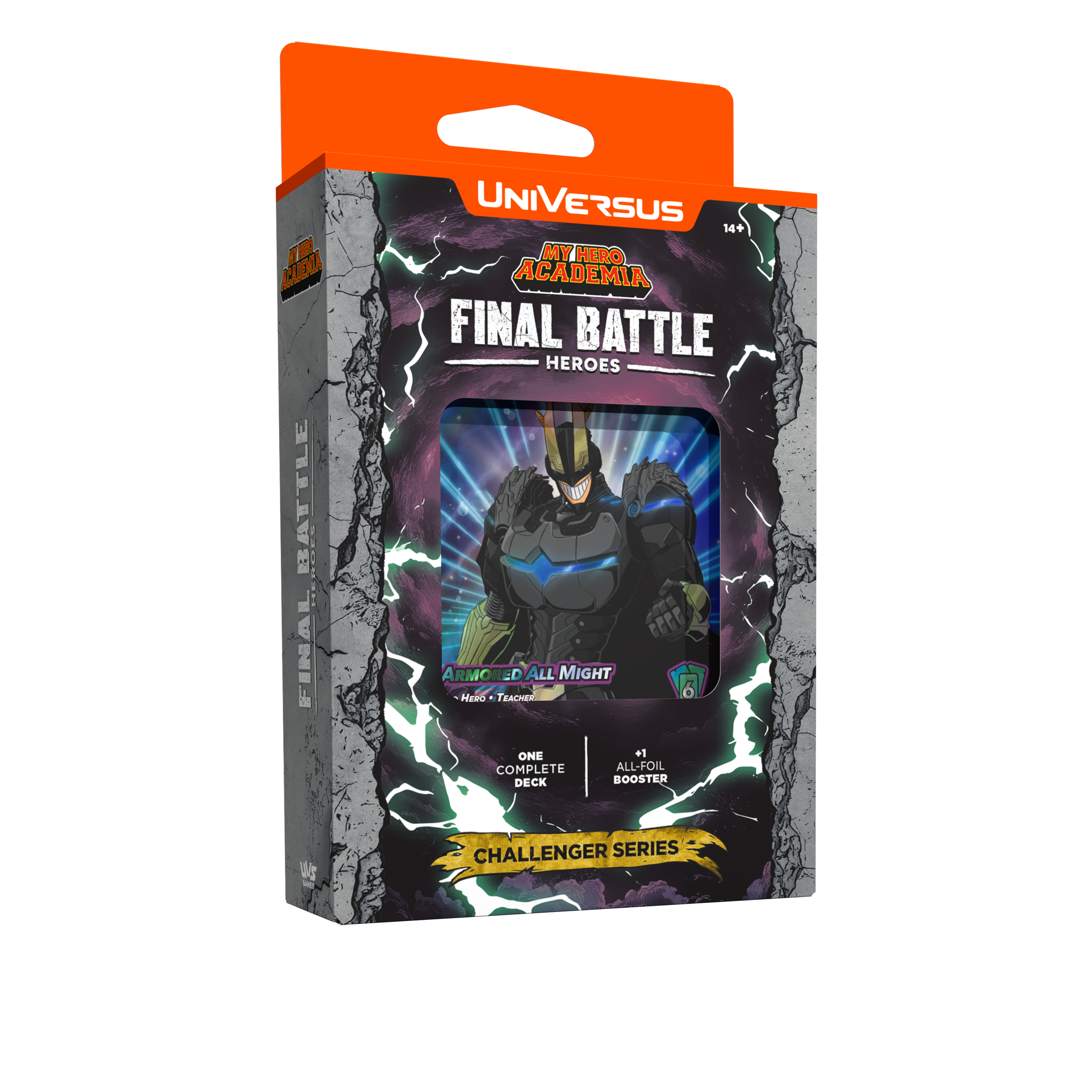 MY HERO ACADEMIA CCG FINAL BATTLE CHALLENGER SERIES 4CT DISPLAY
