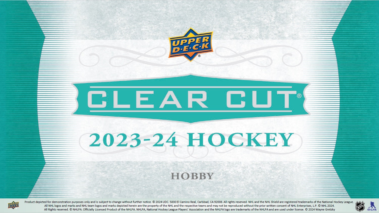 2023-24 Upper Deck Clear Cut Hockey Hobby Master Case (Case of 30 boxes)