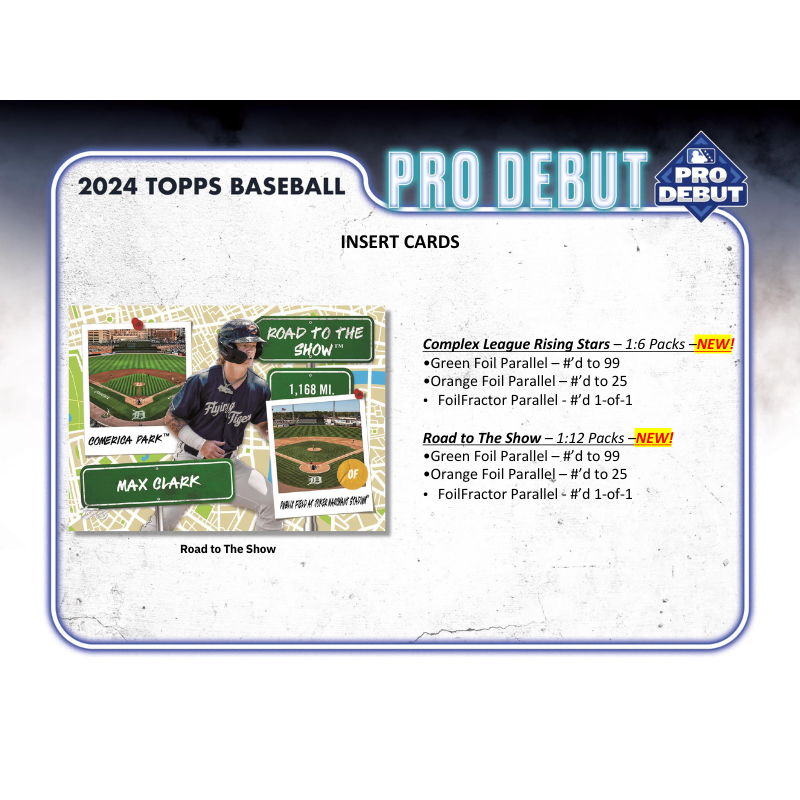 2024 Topps Pro Debut Baseball Hobby 12er Boxen Case