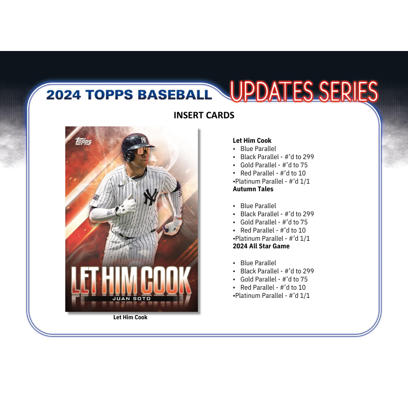 2024 Topps Update Series Baseball Hobby 12er-Karton