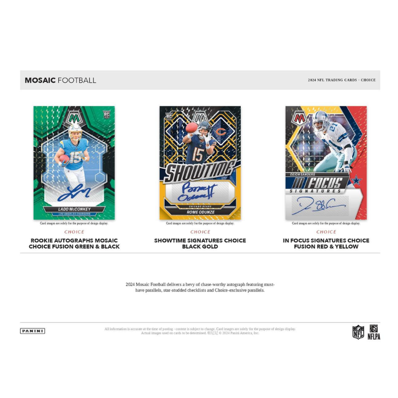 2024 Panini Mosaic Choice Football Hobby Box