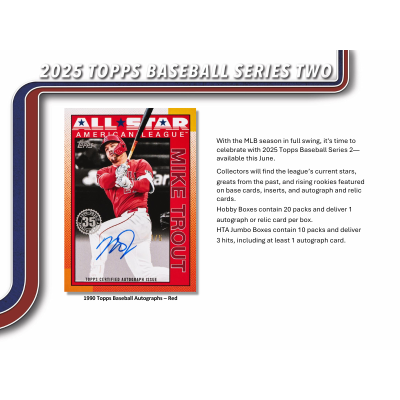 2025 Topps Series 2 Baseball Hobby 12er-Karton