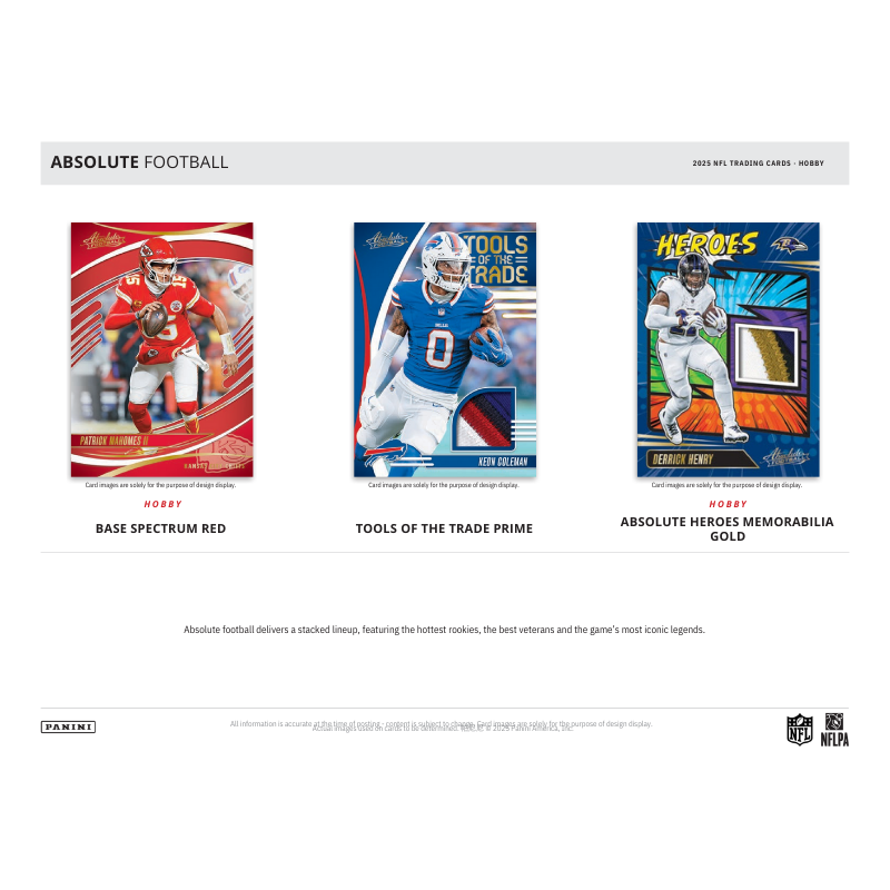 2025 Panini Absolute Football Hobby 12er-Karton