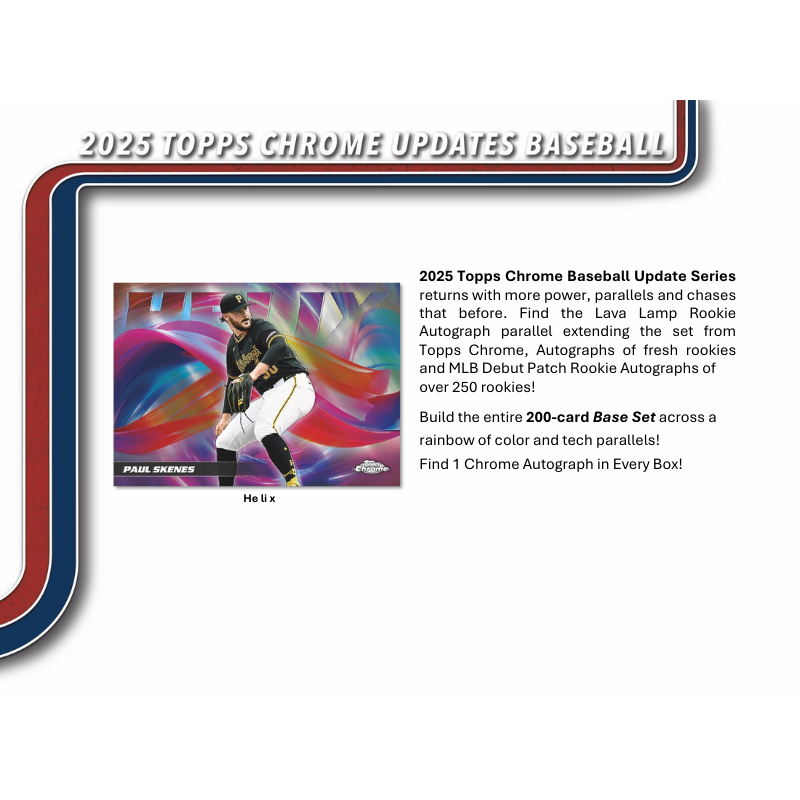 2025 Topps Chrome Update Baseball Hobby 12er-Karton