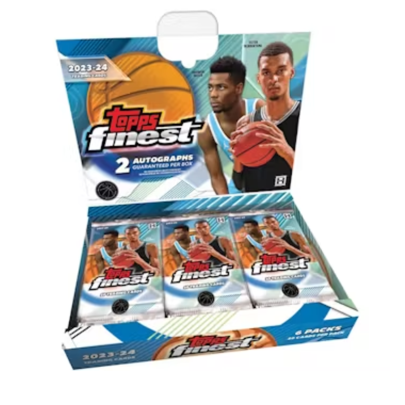 2023/24 Topps Finest Basketball Hobby 8 Boxen Case