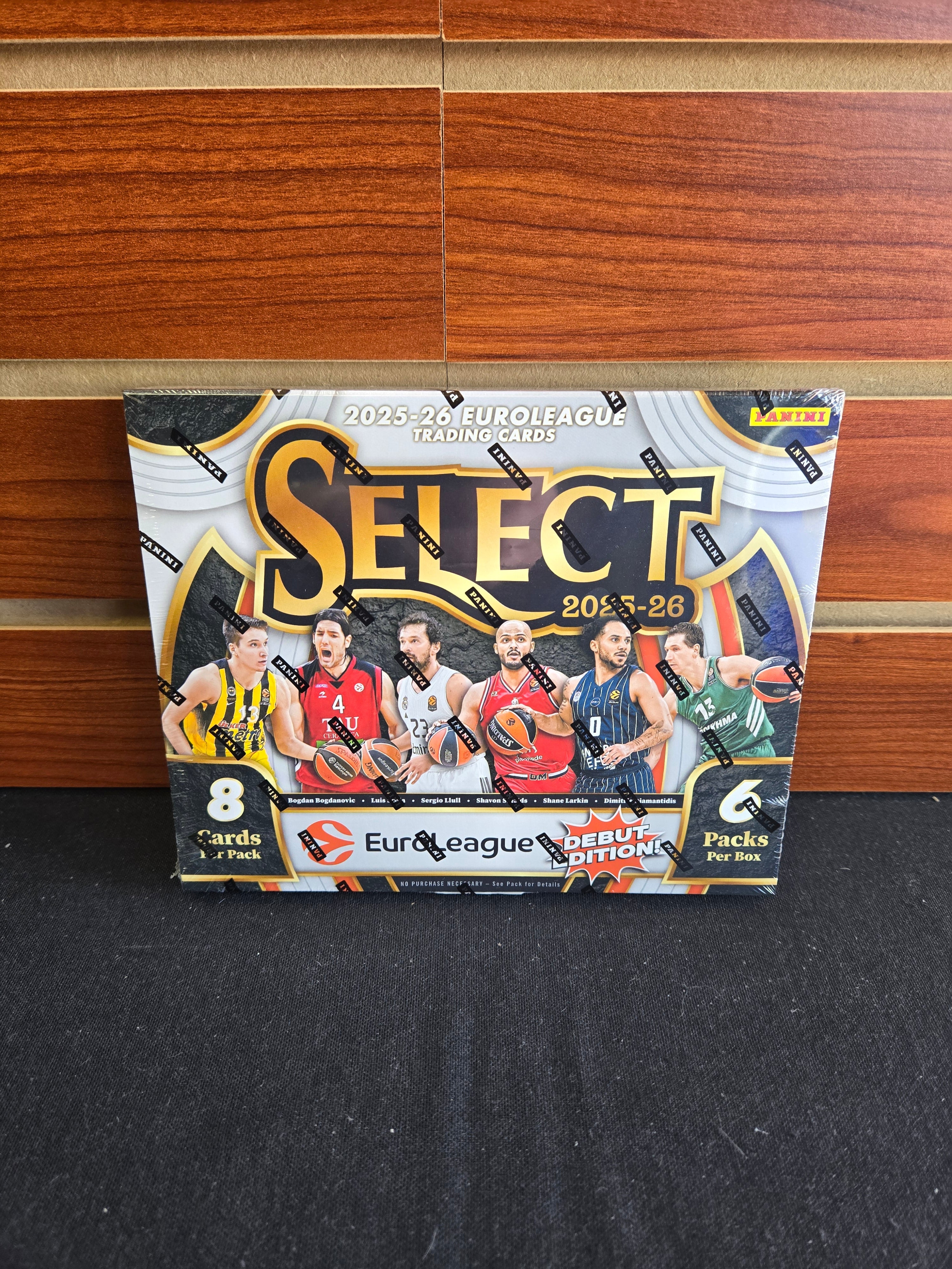 EBL 2025-26 Panini Select EuroLeague Basketball Box