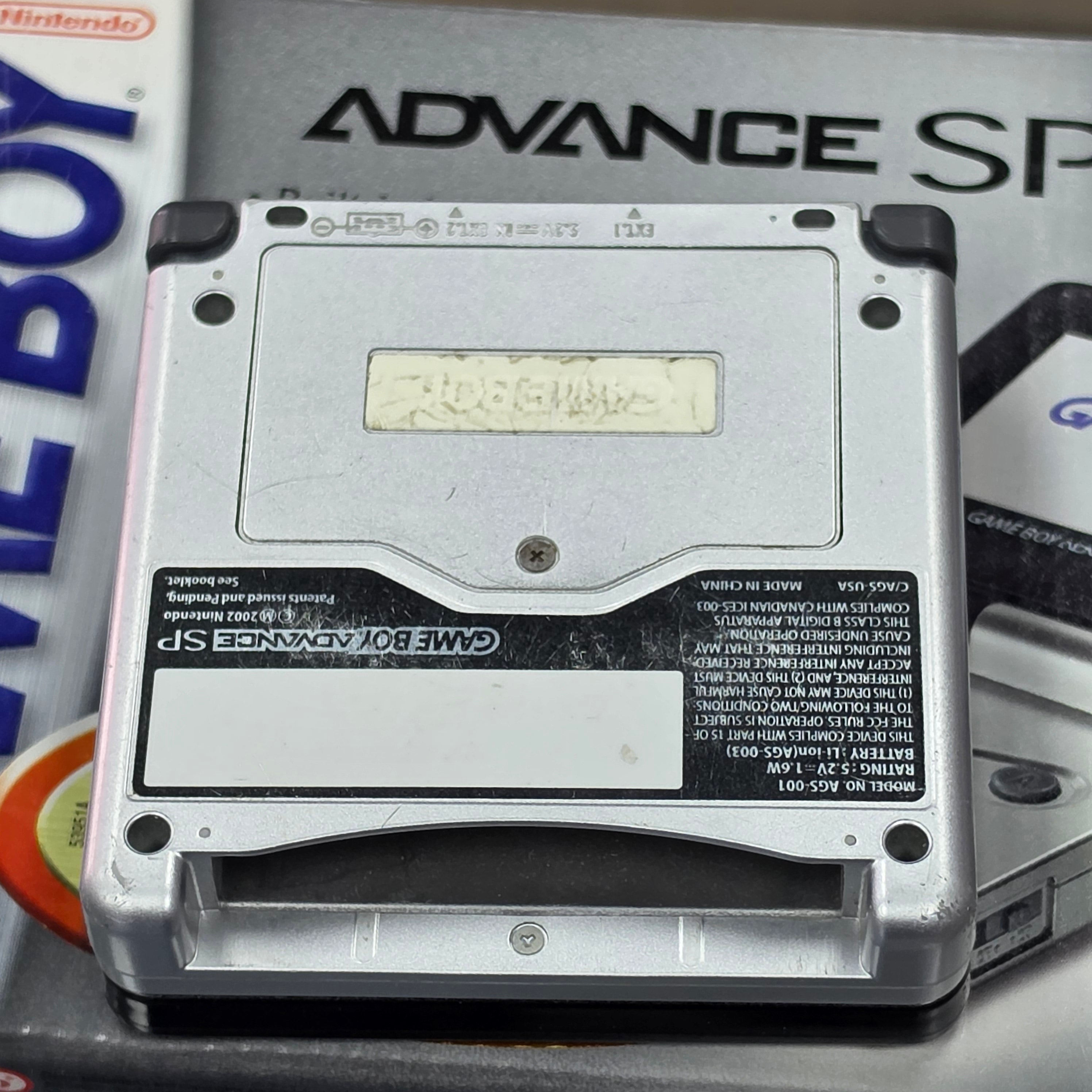 Game Boy Advance SP Limited Advance Wars Edition - Platinum/ Onyx