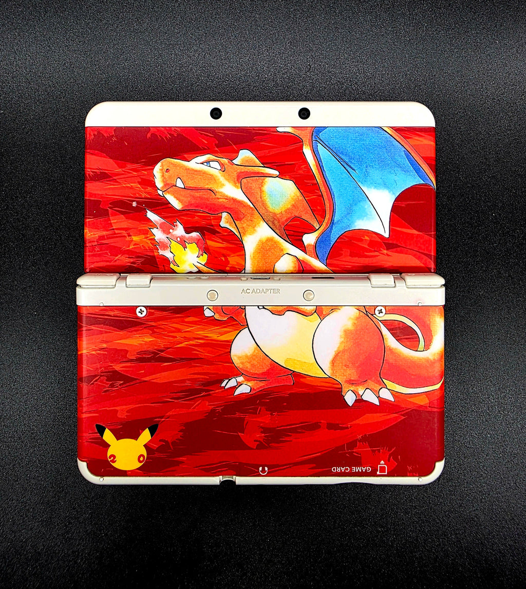 New Nintendo 3DS 20th Anniversary Pokemon Charizard Edition Handheld Console