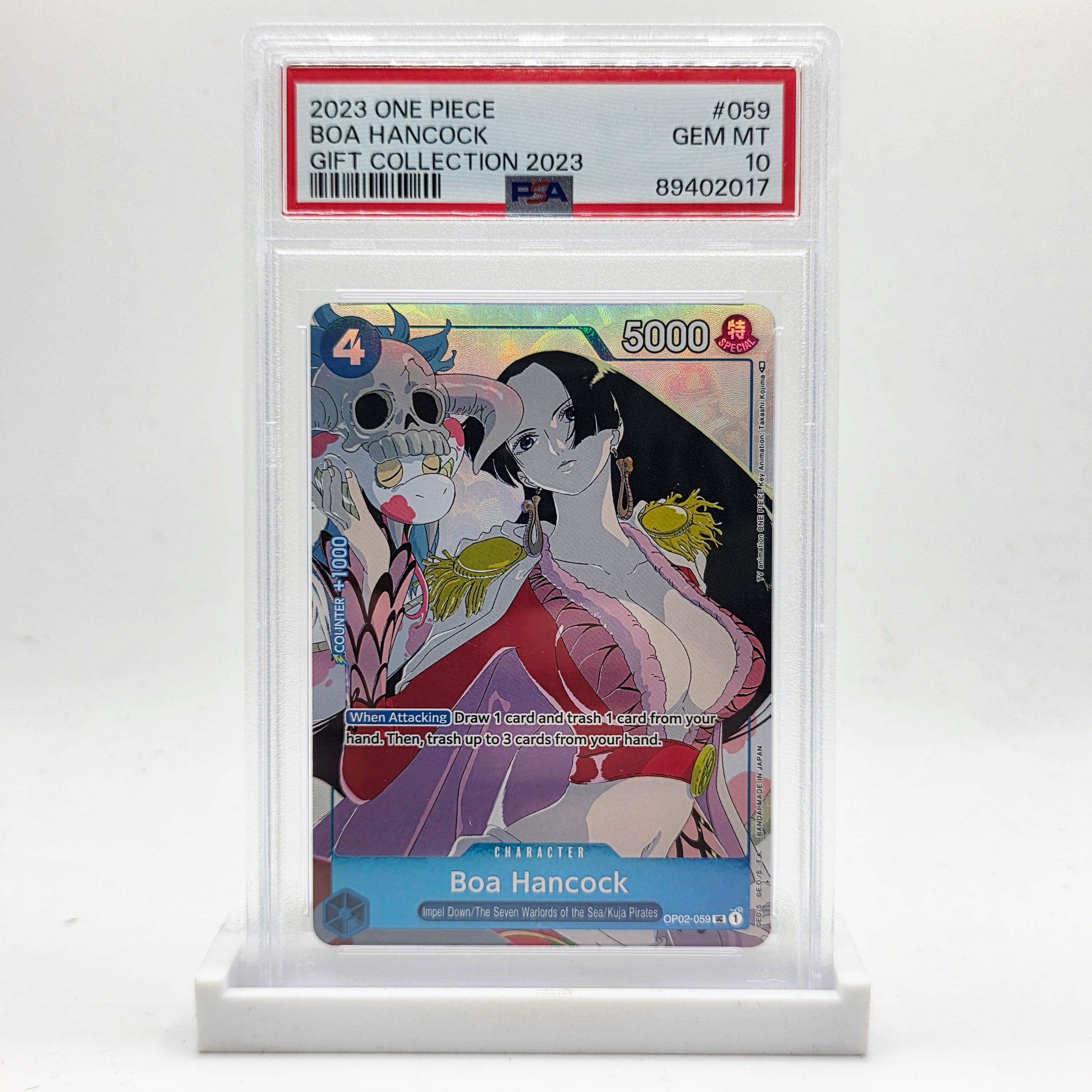 PSA 10 Boa Hancock - 2023 One Piece Gift Collection