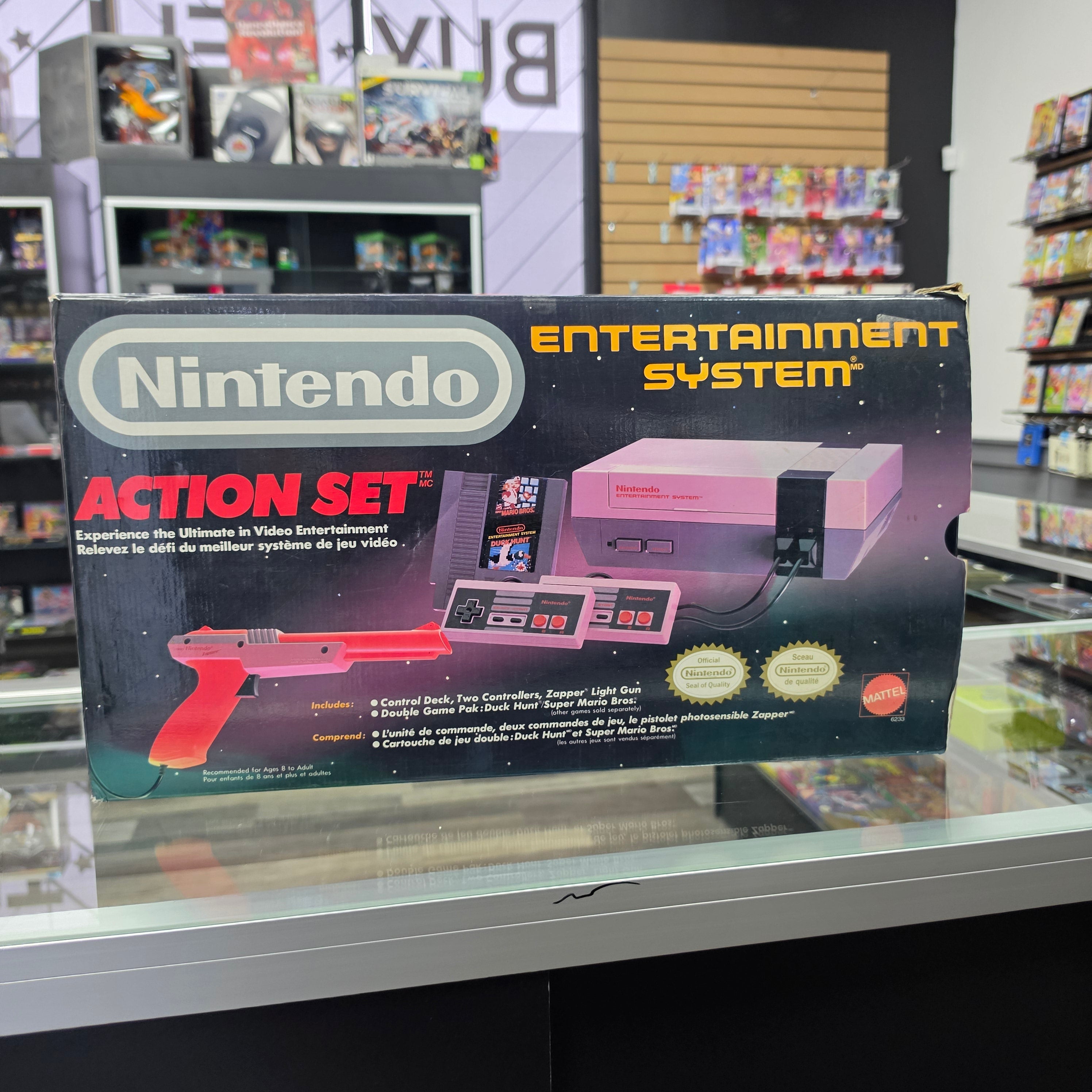 CIB Nintendo NES Action Set - Console Bundle