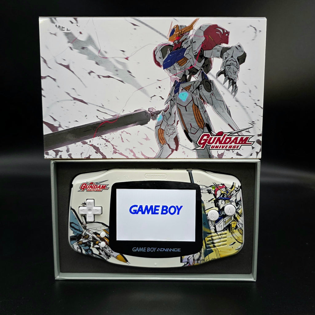 Nintendo Game Boy Advance (GBA) Custom Gundam Backlit Handheld Console