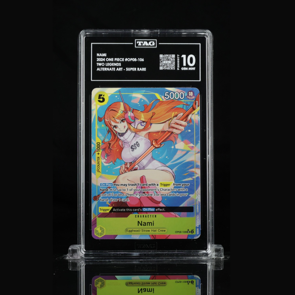 TAG 10 Nami Alternate Art Super Rare - OP08 Two Legends