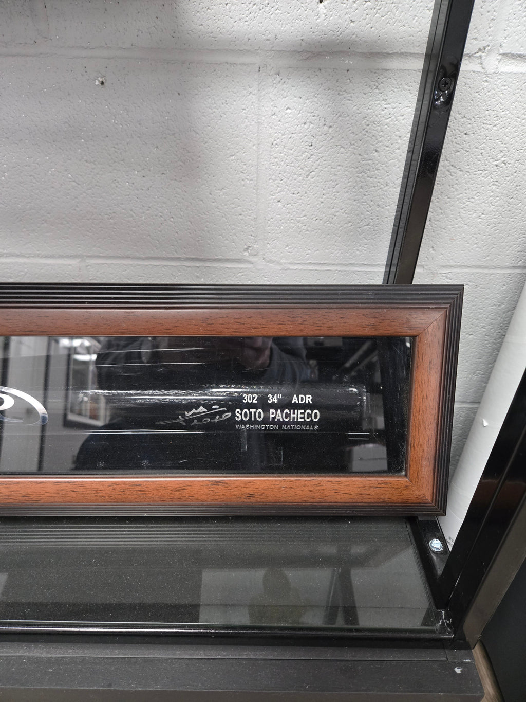 MEM Juan Soto Signed Bat Soto Pacheco Black Player Model 34” COA