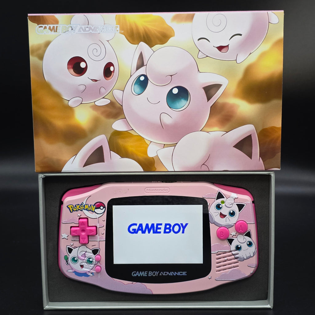 Nintendo Game Boy Advance (GBA) Custom Jiggly Puff Backlit Handheld Console
