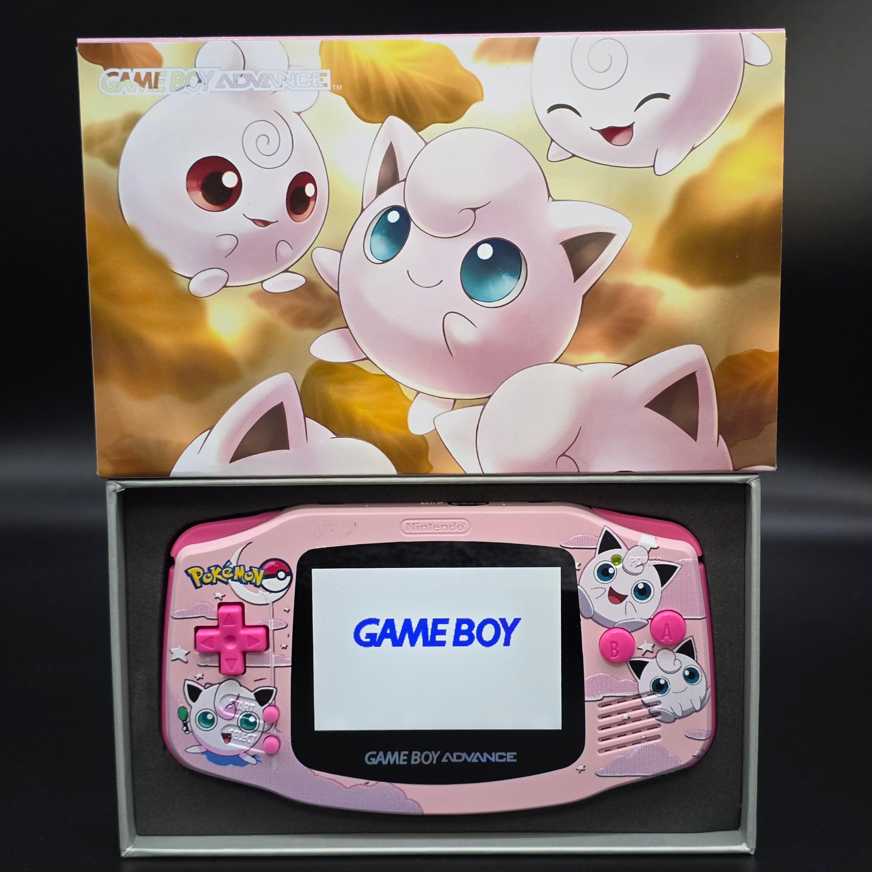 Nintendo Game Boy Advance (GBA) Custom Jiggly Puff Backlit Handheld Console