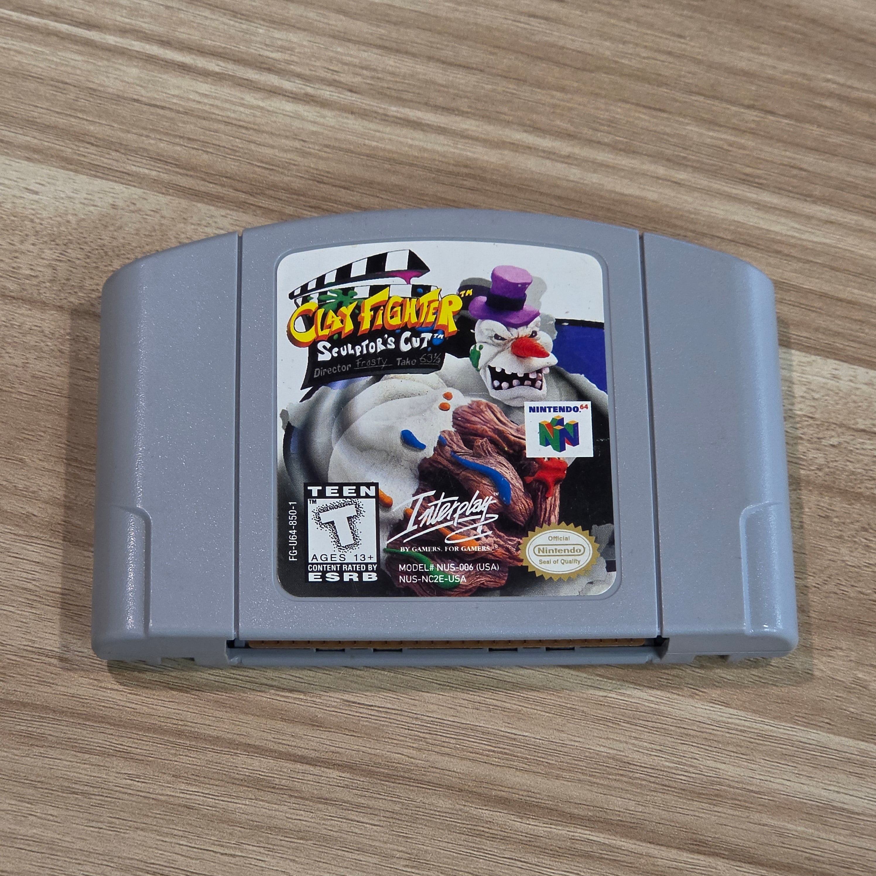 Clay Fighter Sculptors Cut - Nintendo N64