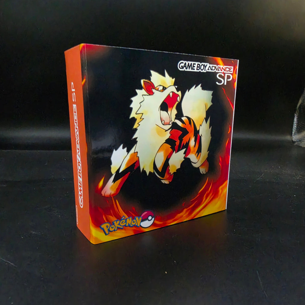 Nintendo Game Boy Advance SP (GBA SP) Custom Arcanine Backlit Handheld Console
