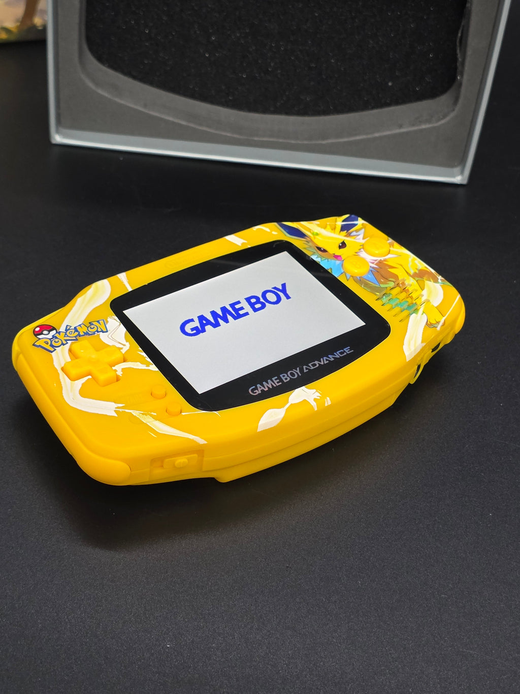 Nintendo Game Boy Advance (GBA) Custom Jolteon Backlit Handheld Console