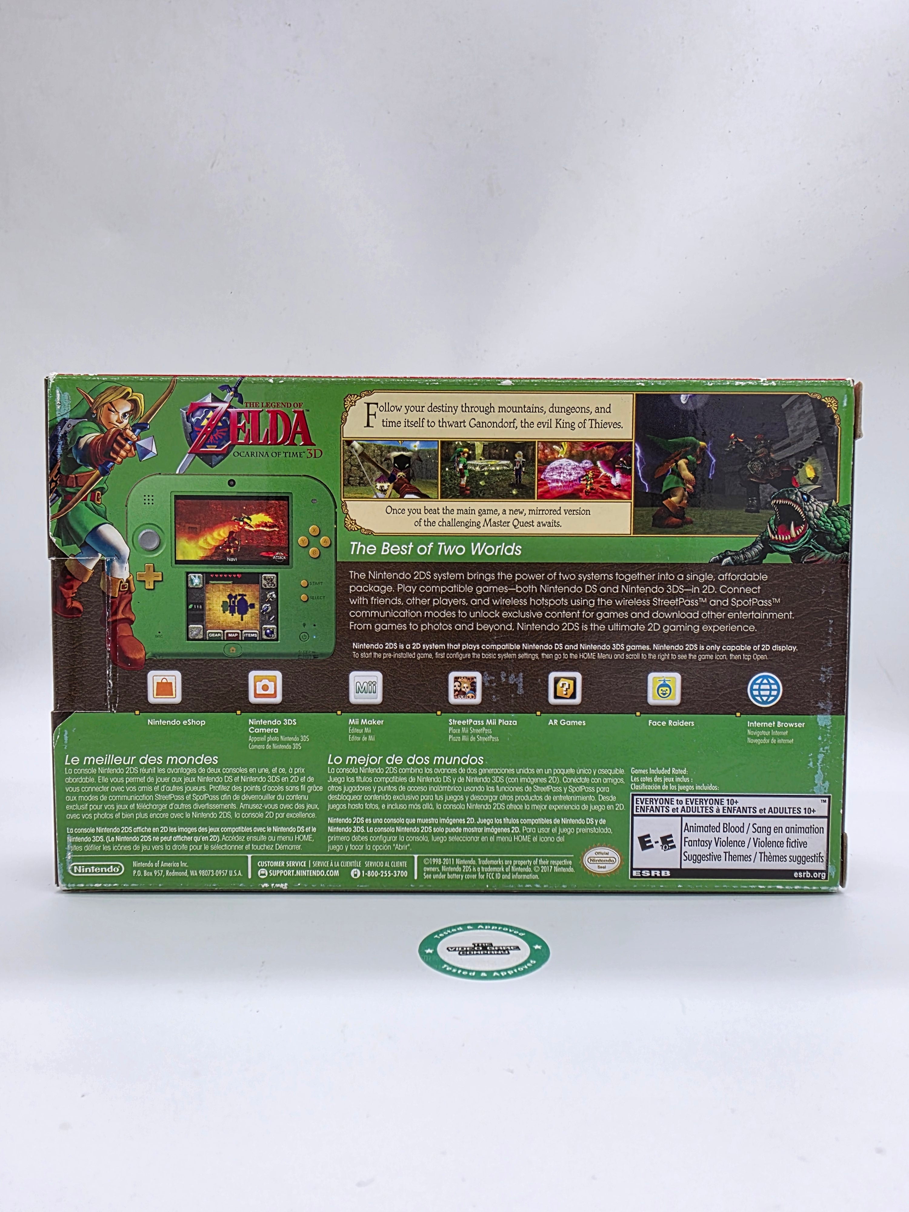 Nintendo 2DS Zelda Ocarina of Time Handheld Console