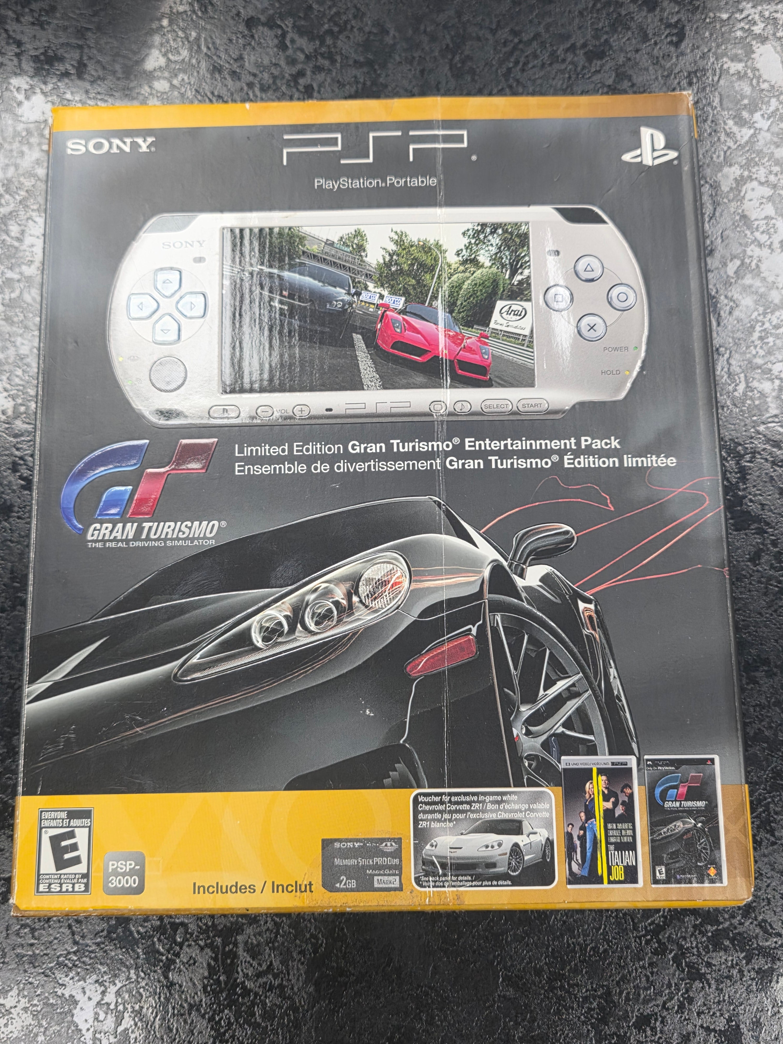 PSP 3000 Limited Edition Gran Turismo Entertainment Pack Handheld Console