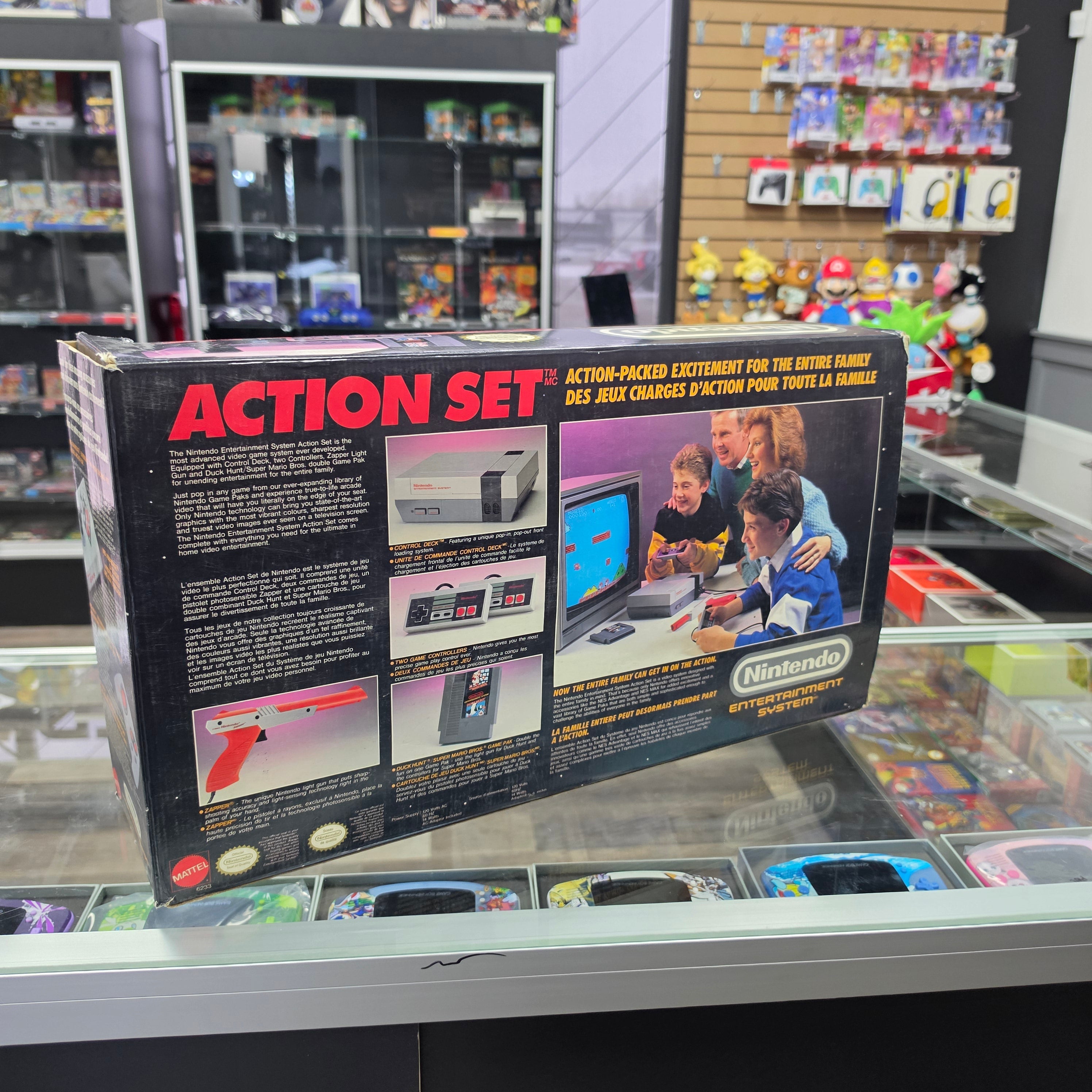 CIB Nintendo NES Action Set - Console Bundle